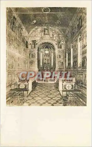 Cartes postales moderne Padova Cappella Degli Scrovegni all'Arena Veduta Centrale con il Coro
