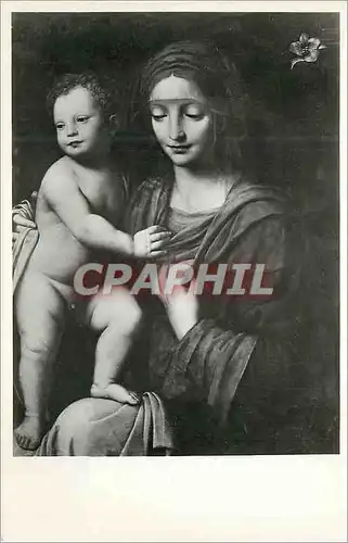 Cartes postales moderne Napoli Museo Nazionale la Vergine col Figlio