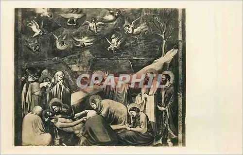 Cartes postales moderne Padova Cappella Degli Scrovegni all'Arena la Deposizione (Giotto)