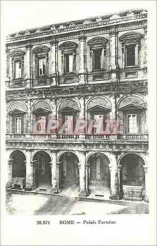 Cartes postales moderne Rome Palais Farneze