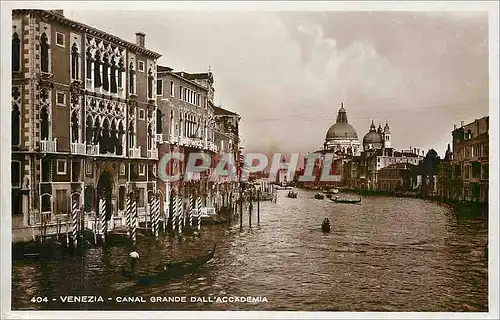 Moderne Karte Venezia Canal Grande Dall'Accademia