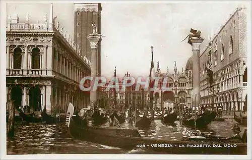 Cartes postales moderne Venezia la Piazzetta dal Molo Bateaux