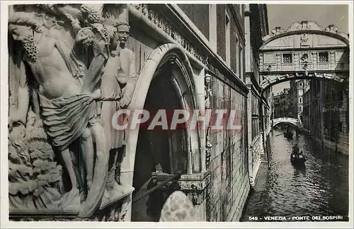 Moderne Karte Venezia Ponte del Sospiri