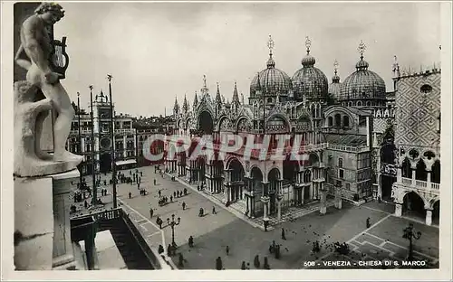 Moderne Karte Venezia Chiesa di S Marco