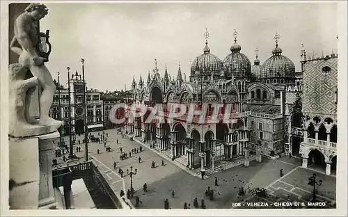 Moderne Karte Venezia Chiesa di S Marco