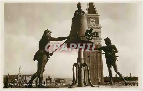 Cartes postales moderne Venezia Torre dell'Orologio Mori