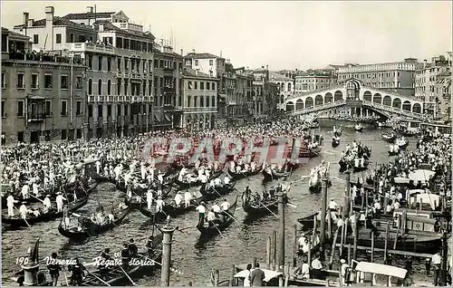Cartes postales moderne Venezia Regate Historique Bateaux