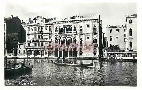 Moderne Karte Venise Maison d'Or Bateau