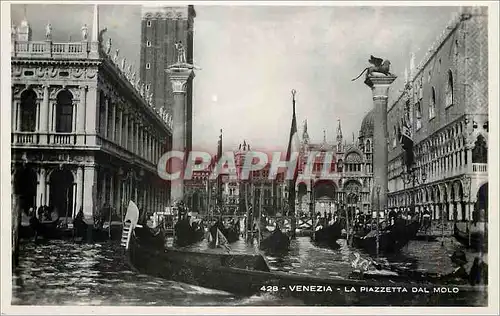 Cartes postales moderne Venezia la Piazzetta dal Molo Bateaux
