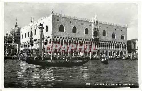 Moderne Karte Venezia Palazzo Ducale Bateau