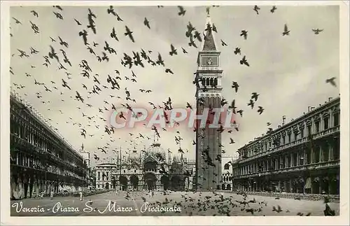 Moderne Karte Venise Place St Marc Vol de Pigeons