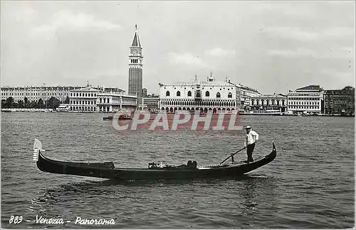 Moderne Karte Venezia Panorama Bateau