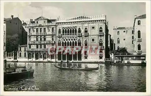 Cartes postales moderne Venise Maison d'Or Bateau