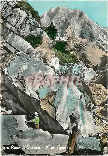 Moderne Karte Cave di Carrara Alpi Apuane