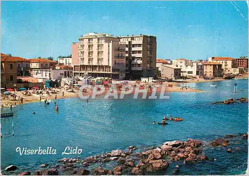 Cartes postales moderne Viserbella Lido Scorcio della Scogliera e Degli Alberghi Sulla Spiaggia