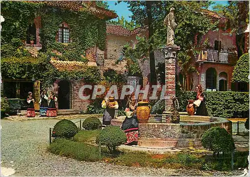 Cartes postales moderne Grazzano Visconti (Pianceza) la PLace Guido Visconti Folklre