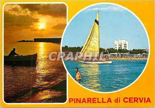 Cartes postales moderne Pinarella di Cervia Bateau