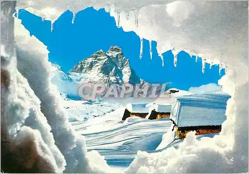 Cartes postales moderne Valle d'Aosta Monte Cervino m 4484 M Cervin m 4484 Matterhorn m 4484