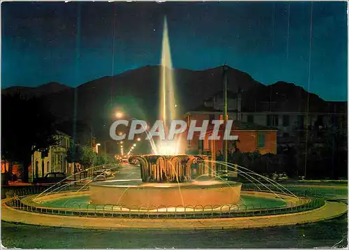 Moderne Karte Sora (Frosinone) Avenue XX Sellembre et Fontaine (la Nuit)