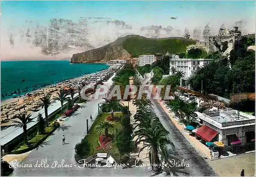Cartes postales moderne La Cote des Palmiers Finale Ligure le Long de la Mer Italie