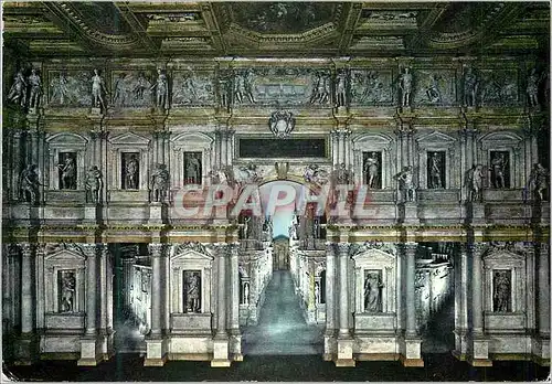 Cartes postales moderne Vicenza Theatre Olympique la Scene