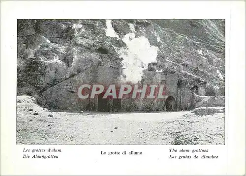 Cartes postales moderne Vulcano la Solfatara Pozzuoli (Napoli) Les Grottes d'Alum le Grotte di Allume