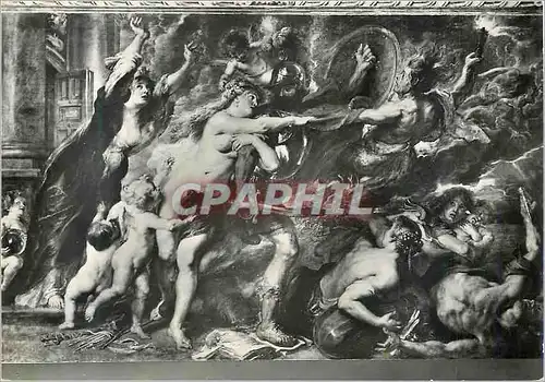 Moderne Karte Firenze Galleria Uffizi la Conseguenza della Guerra (Rubens)