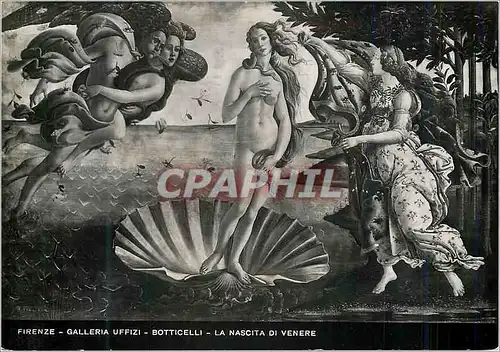 Moderne Karte Firenze Galleria Uffizi la Naissance de Venus