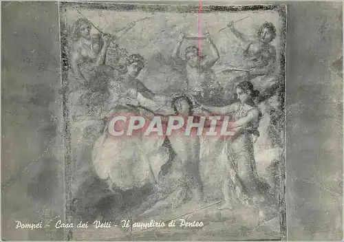 Moderne Karte Pompei Maison des Vettis le Supplice de Pento