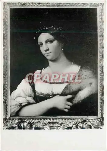 Cartes postales moderne Firenze Galleria Pitti Ritratto di Donna la Fornarina