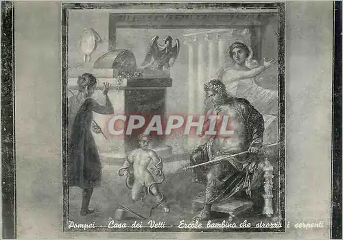 Cartes postales moderne Pompei Maison des Vettis Hercule Enfant qui Etrangle les Serpents