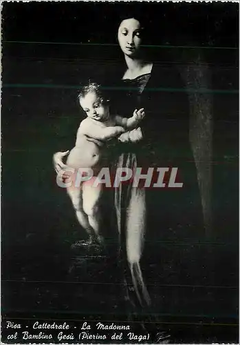 Cartes postales moderne Pisa Cattedrale la Madonna com Bambino Gesu (Pierino del Vaga)