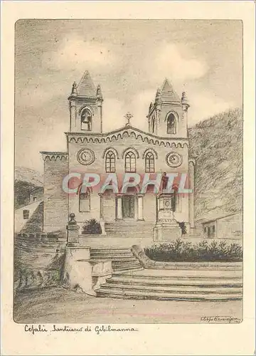 Cartes postales moderne Cefalu Santuario di Gibilmanna