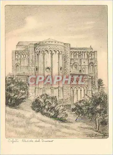 Cartes postales moderne Cefalu Abside del Duomo