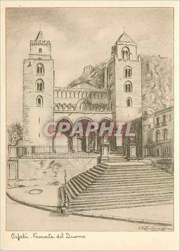 Cartes postales moderne Cefalu Facciata del Duomo