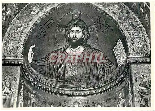 Cartes postales moderne Monreale Interieur de la Cathedral le Padreterno Christ