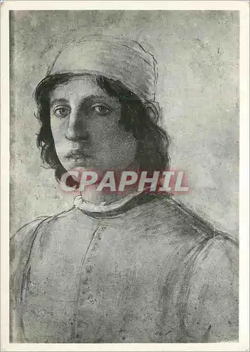 Moderne Karte Firenze Galleria Uffizi Autoritratto (Filippino Lippi)