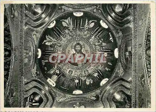 Cartes postales moderne Palermo la Chapelle Palatine Mosaique de la Coupole Christ