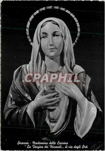 Cartes postales moderne Siracusa la st Vierge aux Larmes de la Rue Degli Orti