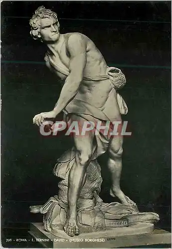 Cartes postales moderne Roma L Bernini David (Museo Borghese)