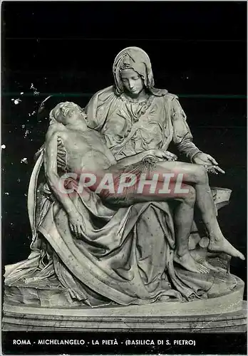 Cartes postales moderne Roma Michelangelo La Pieta (Basilica di S Pietro)