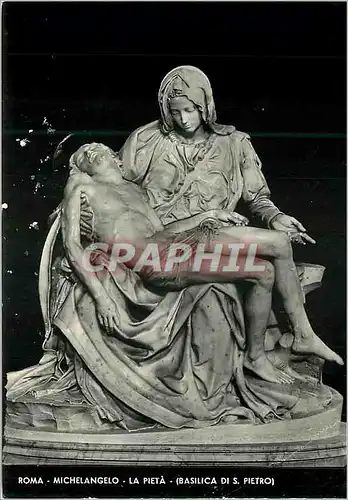 Moderne Karte Roma Michelangelo La Pieta (Basilica di S Pietro)