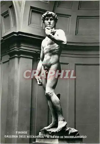 Cartes postales moderne Firenze Galleria dell'Accademia Il David di Michelangelo