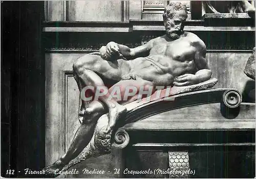 Cartes postales moderne Firenze Capelle Medicee Il Crepuscolo (Michelangelo)