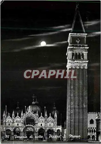 Cartes postales moderne Venezia La Nuit St Marc