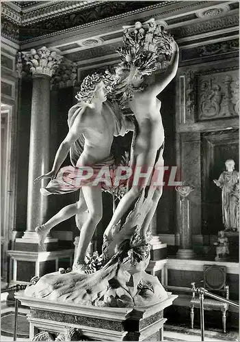 Cartes postales moderne Roma Museo Borghese Sala III Apollo e Metamorfosi di Dafne (da Napoli 1598 1680)