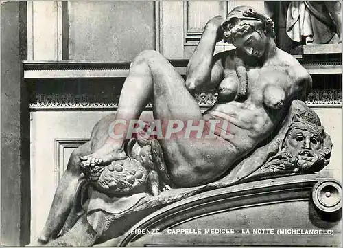 Cartes postales moderne Firenze Chapelle des Medici La Nuit (Michelangelo)
