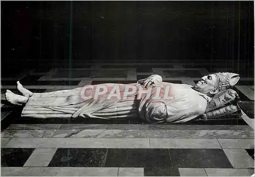 Cartes postales moderne Firenze Certosa Pietra Tombale del Gard Leornardo Buonafede nel Capitolo (Fresco da S Gallo)