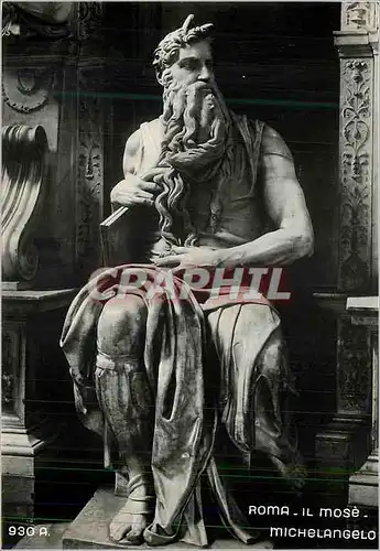 Cartes postales moderne Roma Il Mose Michelangelo