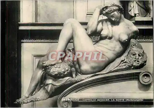 Cartes postales moderne Firenze Capelle Medicee La Notte (Michelangelo)